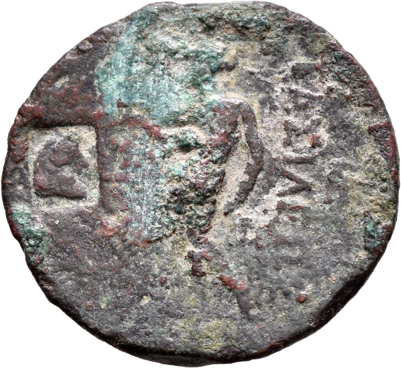 HOUGHTON Seleucid Coins (part 1) 1176 Antiochus III reverse, Apollo standing left, testing arrow and resting left hand on ...