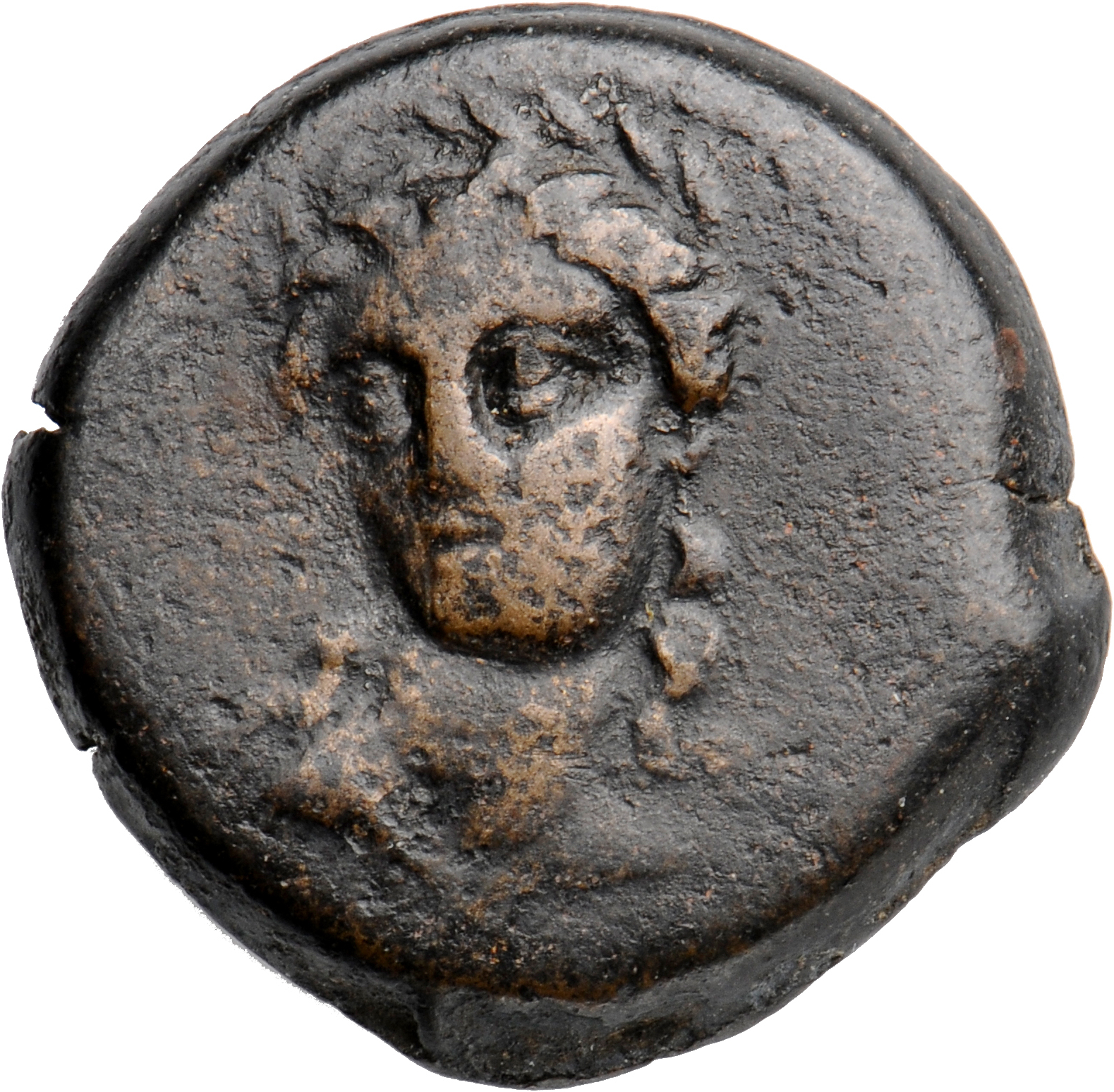 HOUGHTON Seleucid Coins (part 1) 1177 Antiochus III obverse, Laureate and draped bust of Apollo three quarters left