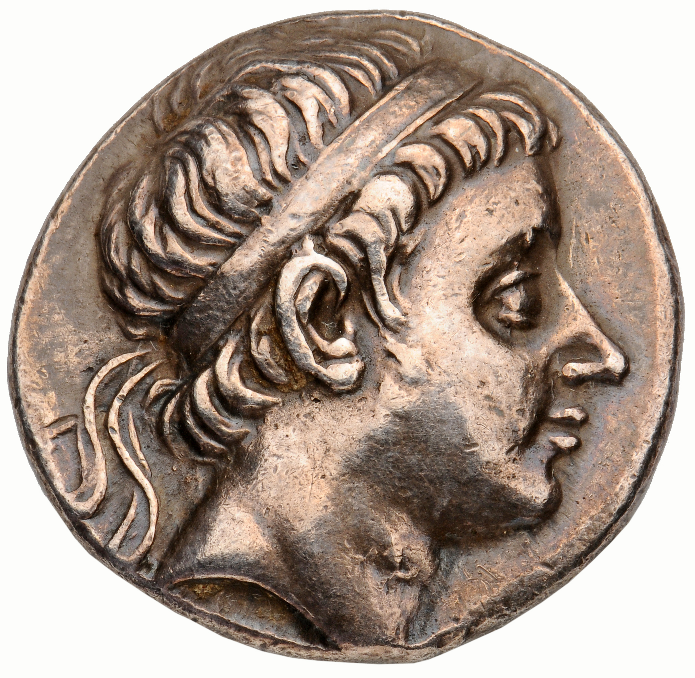 HOUGHTON Seleucid Coins (part 1) 1230a Antiochus III obverse, Diademed head of Antiochus III right (Type Ai)