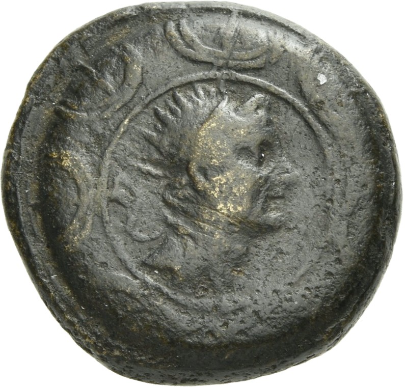 HOUGHTON Seleucid Coins (part 2) 1392 Antiochus IV obverse, Radiate, diademed head of Antiochus IV right in tondo od Maced...