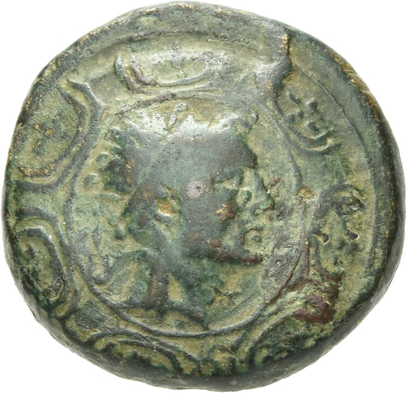 HOUGHTON Seleucid Coins (part 2) 1392 Antiochus IV obverse, Radiate, diademed head of Antiochus IV right in tondo od Maced...
