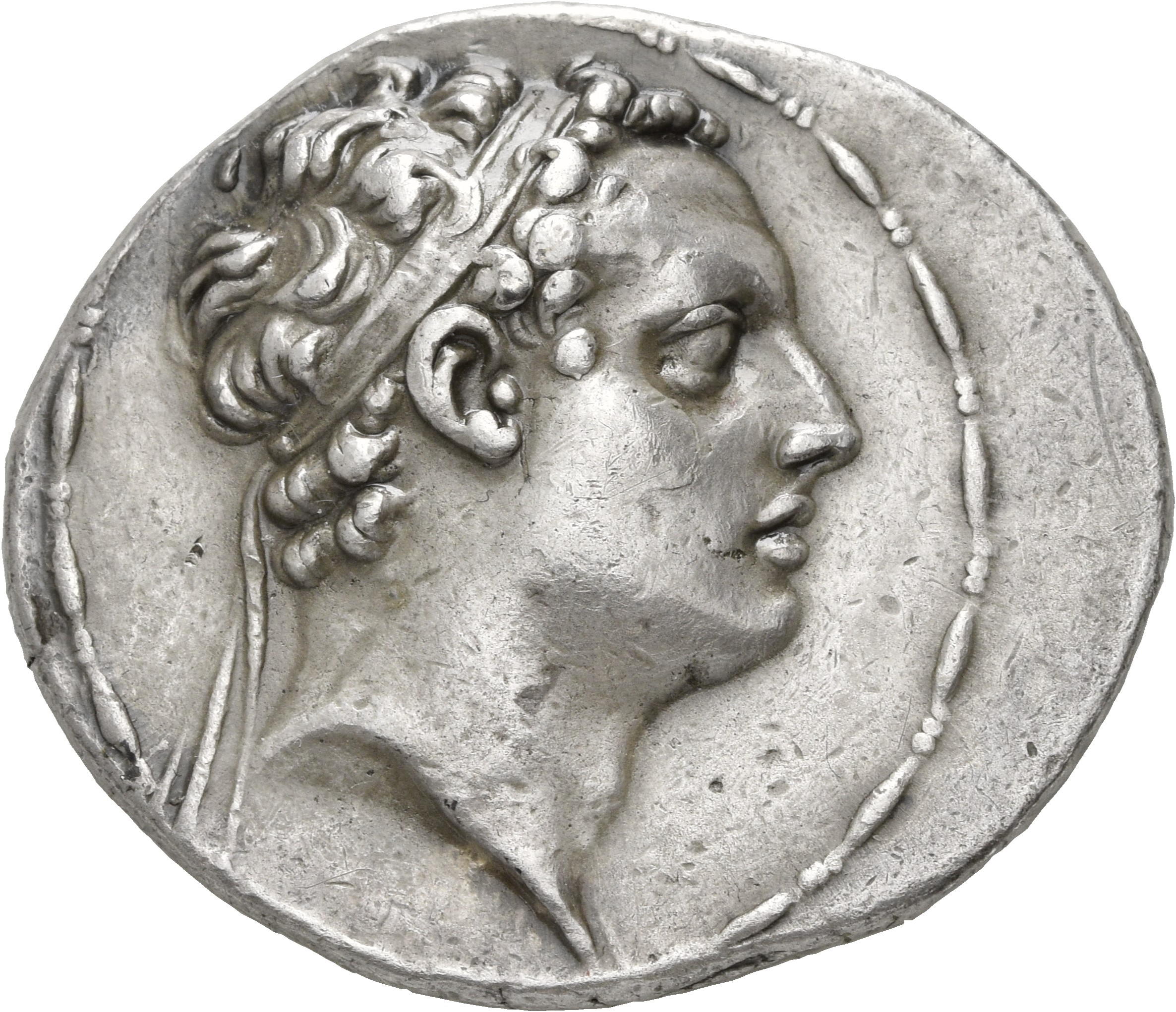 HOUGHTON Seleucid Coins (part 2) 1395.2a Antiochus IV obverse, Diademed head of Antiochus IV right