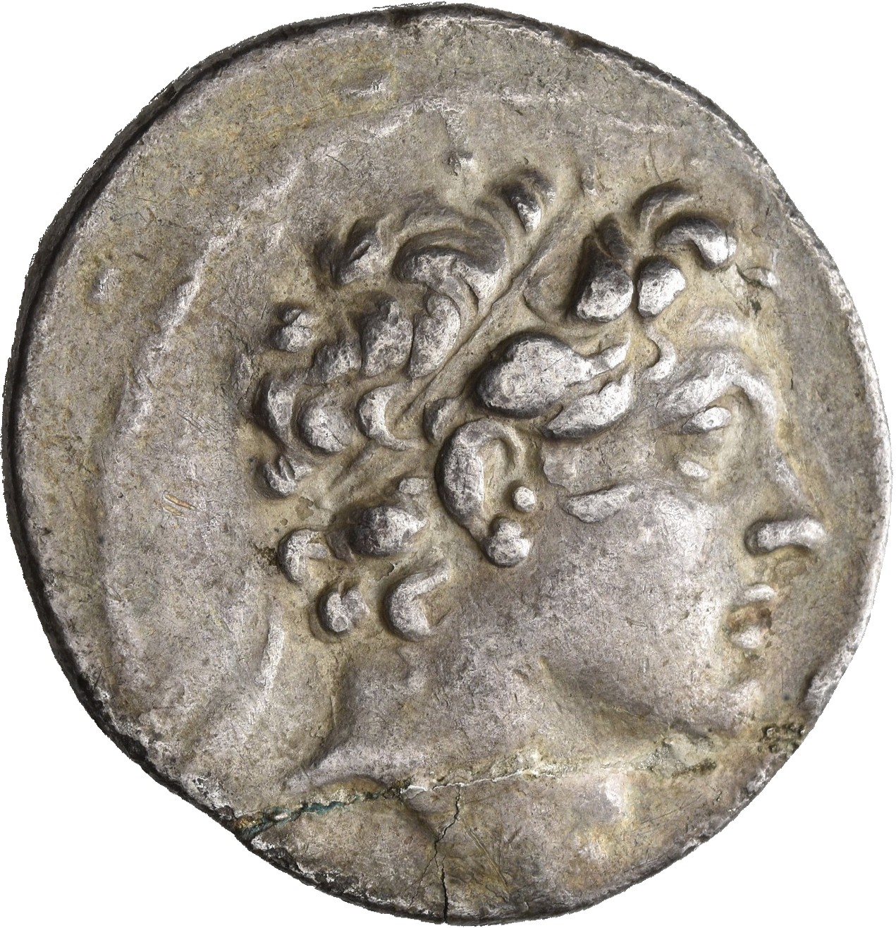 HOUGHTON Seleucid Coins (part 2) 1400d Antiochus IV obverse, Diademed head of Antiochus IV right, diadem ends adorned with...