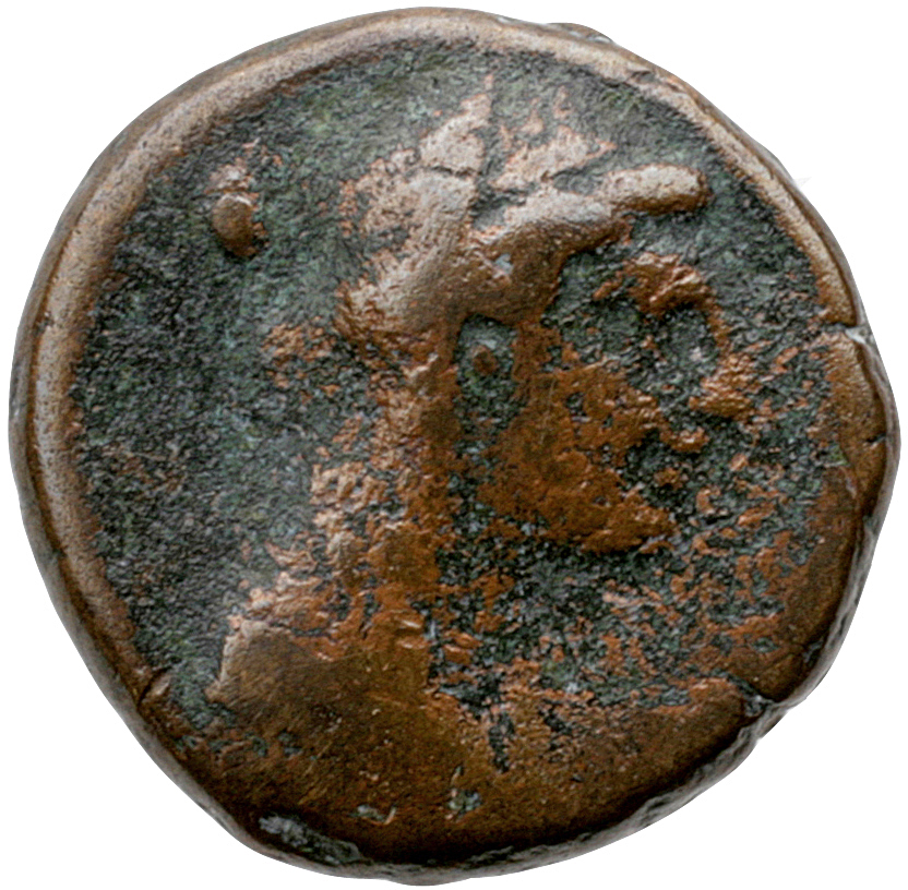 HOUGHTON Seleucid Coins (part 2) 1407 Antiochus IV obverse, Veiled, diademed bust of Laodice IV right