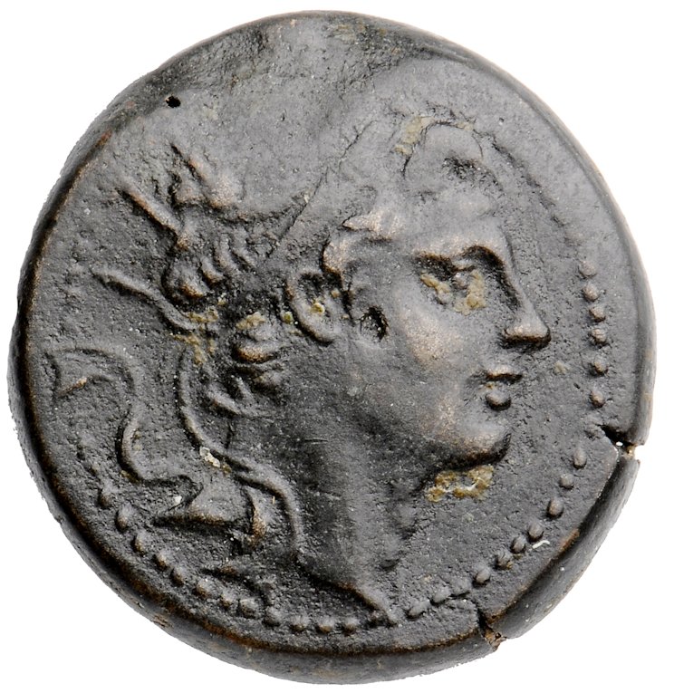 HOUGHTON Seleucid Coins (part 2) 1415 Antiochus IV obverse, Radiate, diademed head of Antiochus IV right