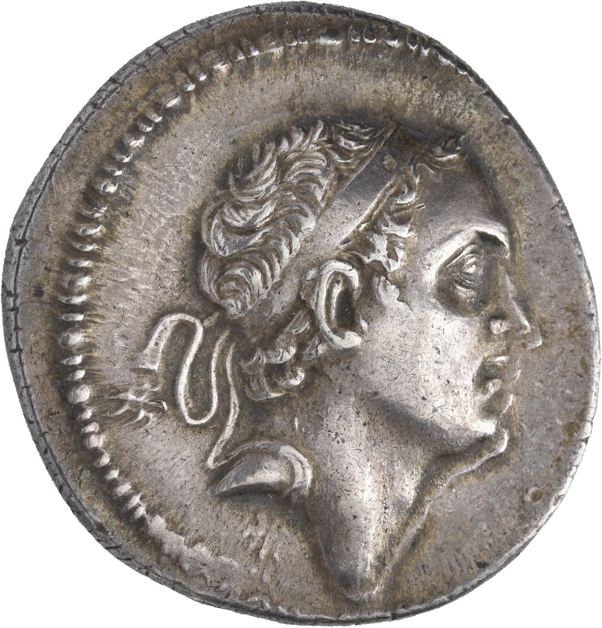 HOUGHTON Seleucid Coins (part 2) 1473a Antiochus IV obverse, Diademed head of Antiochus IV right