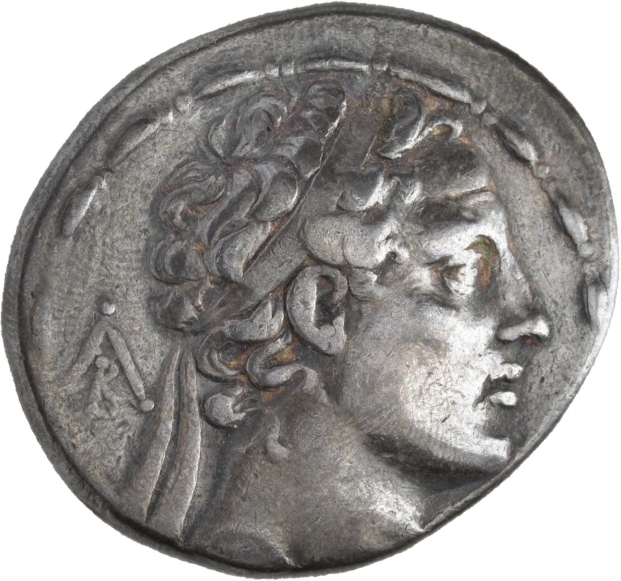 HOUGHTON Seleucid Coins (part 2) 1476.2a Antiochus IV obverse, Diademed head of Antiochus IV right, diadem ends adorned wi...