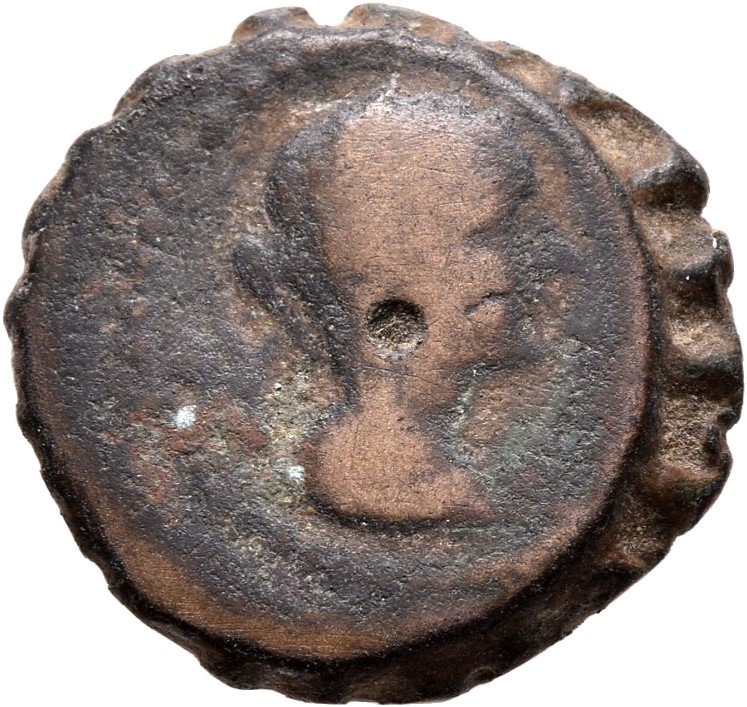 HOUGHTON Seleucid Coins (part 2) 1477.2 Antiochus IV obverse, Veiled, diademed bust of Laodice IV right