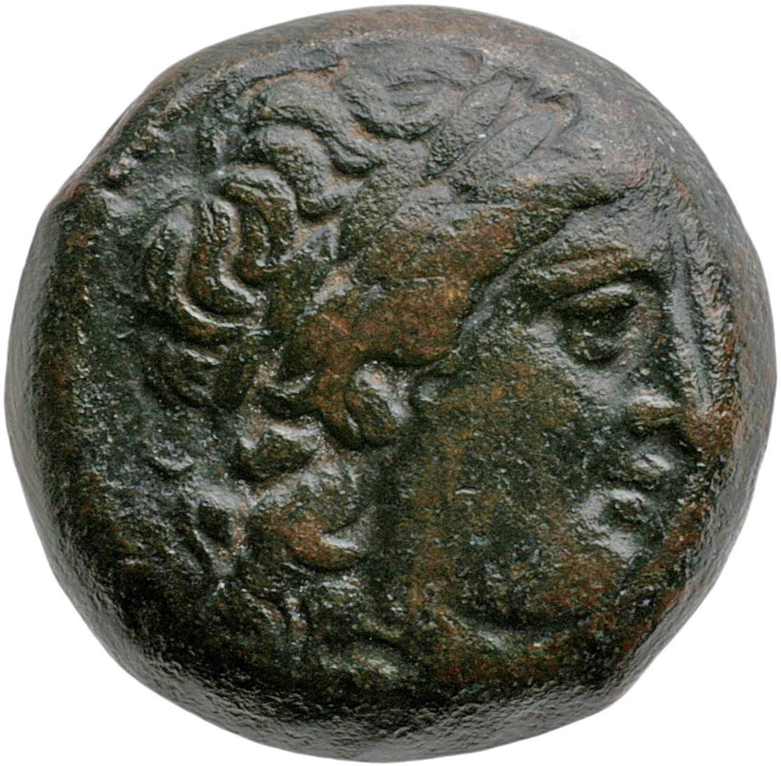 HOUGHTON Seleucid Coins (part 1) 15.1 Seleucus I obverse, Laureate head of Apollo right, with wavy locks