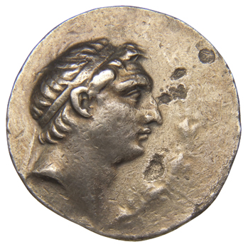 HOUGHTON Seleucid Coins (part 2) 1638.1g Demetrius I Soter obverse, Diademed head of Demetrius I right, with lean features