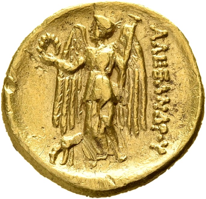 HOUGHTON Seleucid Coins (part 1) 200.1 Seleucus I reverse, Nike standing left holding wreath in outstretched right hand, a...