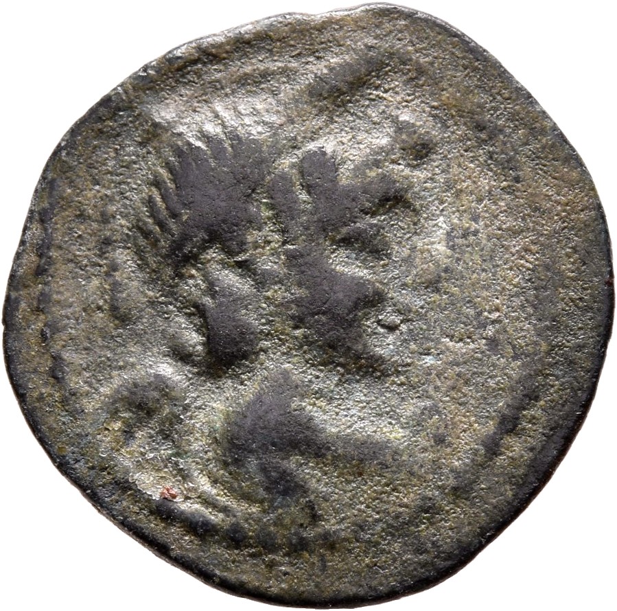 HOUGHTON Seleucid Coins (part 2) 2067.3a Antiochus VII obverse, Winged bust of Eros right