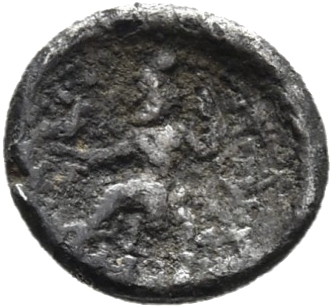 HOUGHTON Seleucid Coins (part 1) 216.2 Seleucus I reverse, Zeus seated on high-backed throne left, holding eagle on outstr...