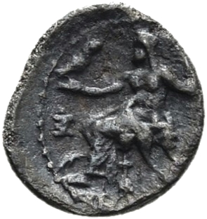 HOUGHTON Seleucid Coins (part 1) 216.5 Seleucus I reverse, Zeus seated on high-backed throne left, holding eagle on outstr...