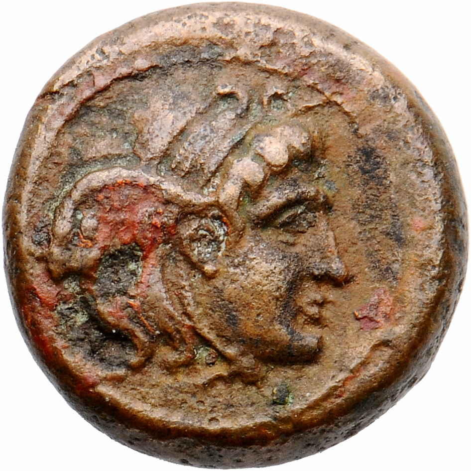 HOUGHTON Seleucid Coins (part 1) 224 Seleucus I obverse, Winged head of Medusa right