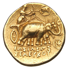 HOUGHTON Seleucid Coins (part 1) 257 Seleucus I reverse, Artemis in elephant biga right