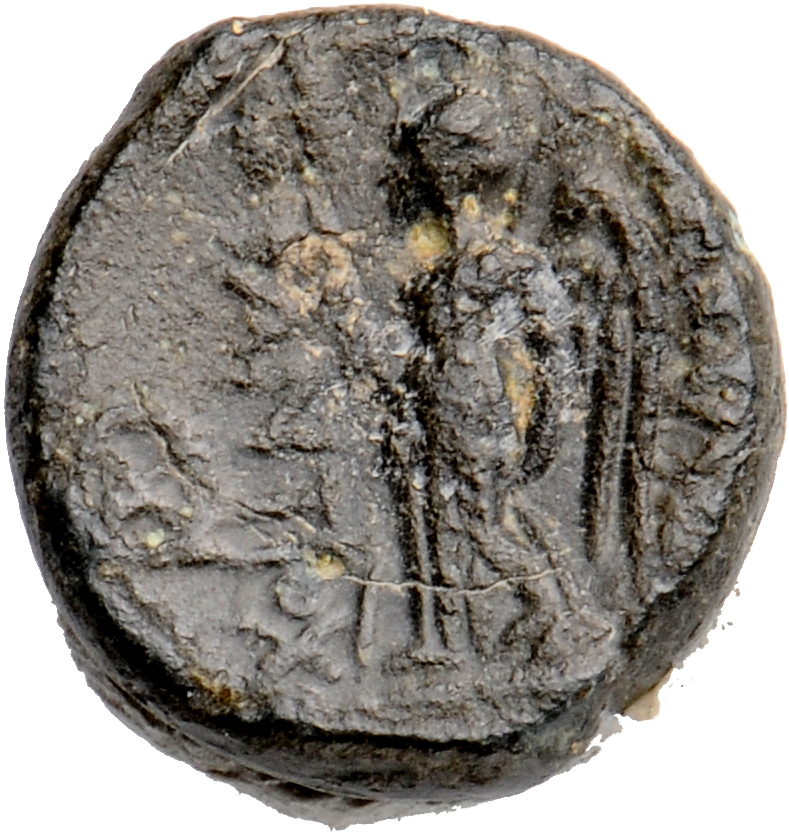 HOUGHTON Seleucid Coins (part 1) 315a Antiochus I reverse, Nike standing left, holding wreath and palm branch