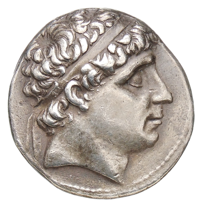HOUGHTON Seleucid Coins (part 1) 325b Antiochus I obverse, Diademed head of Antiochus I right