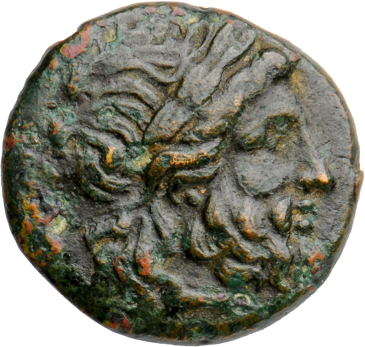 HOUGHTON Seleucid Coins (part 1) 343 Antiochus I obverse, Laureate head of Zeus right