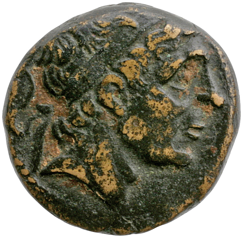 HOUGHTON Seleucid Coins (part 1) 351.1 Antiochus I obverse, Diademed head of Antiochus I right