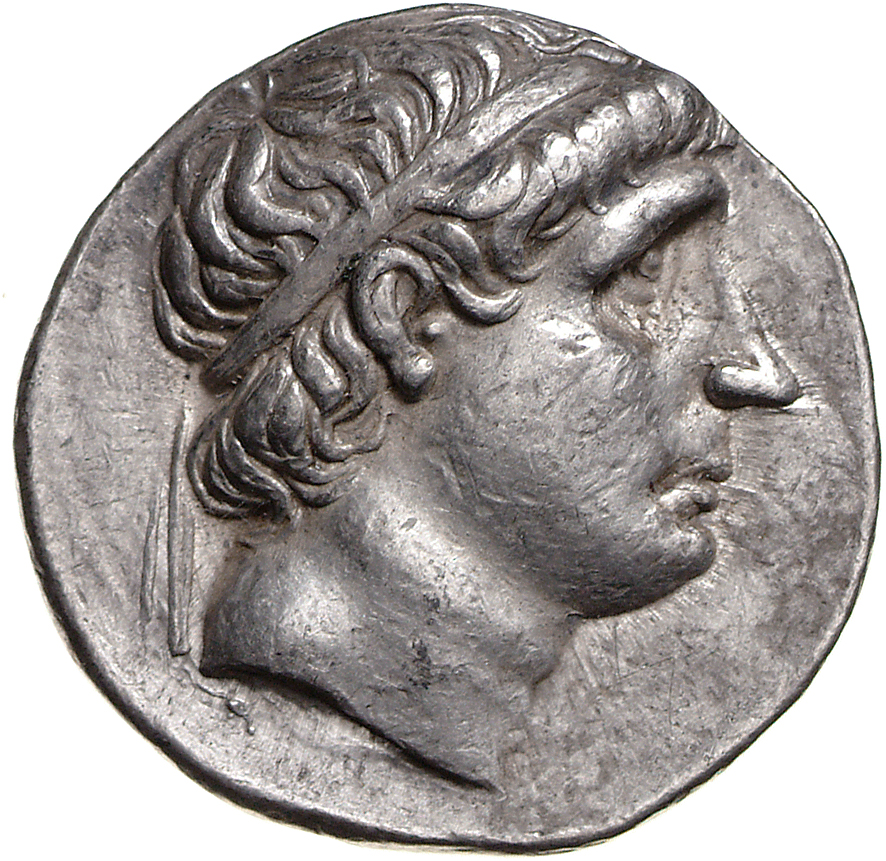 HOUGHTON Seleucid Coins (part 1) 379.3c Antiochus I obverse, Diademed head of Antiochus I right