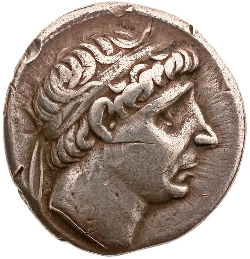 HOUGHTON Seleucid Coins (part 1) 379.3d Antiochus I obverse, Diademed head of Antiochus I right