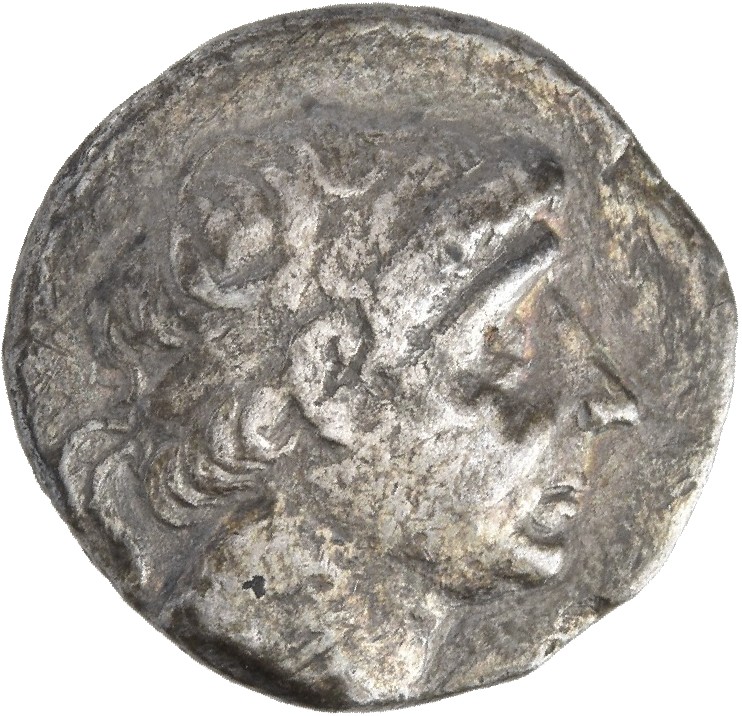 HOUGHTON Seleucid Coins (part 1) 380.3 Antiochus I obverse, Diademed head of Antiochus I right