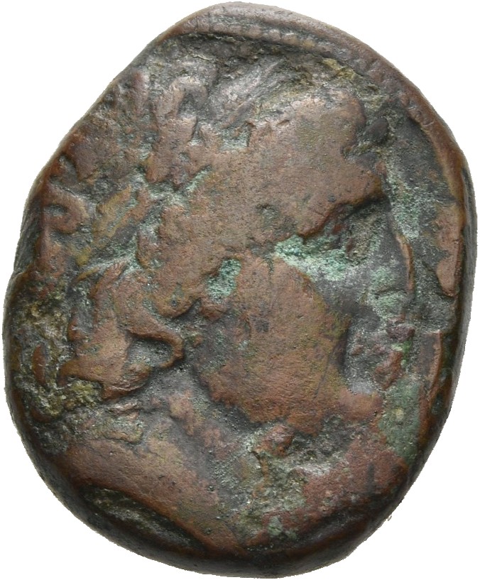 HOUGHTON Seleucid Coins (part 1) 382a Antiochus I obverse, Laureate head of Apollo right, with short hair