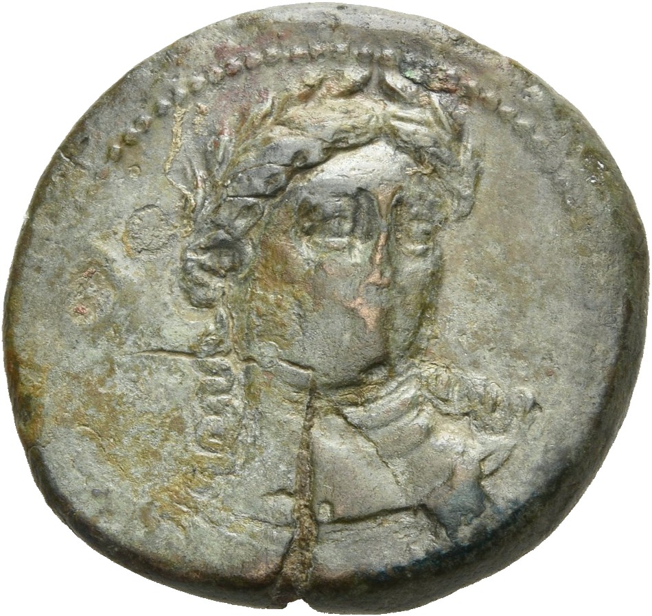 HOUGHTON Seleucid Coins (part 1) 388 Antiochus I obverse, Laureate head of Apollo three quarters right