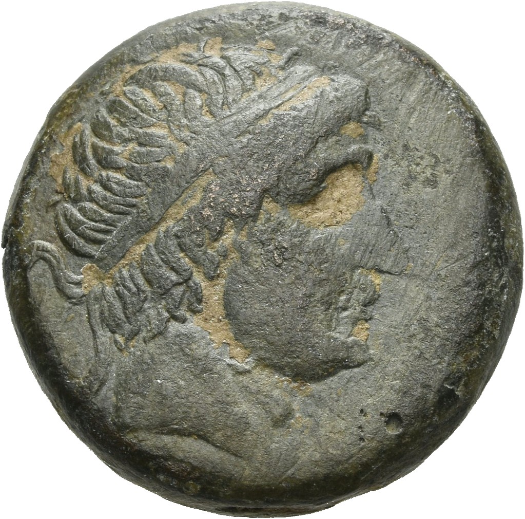 HOUGHTON Seleucid Coins (part 1) 411 Antiochus I obverse, Diademed head of Antiochus I right