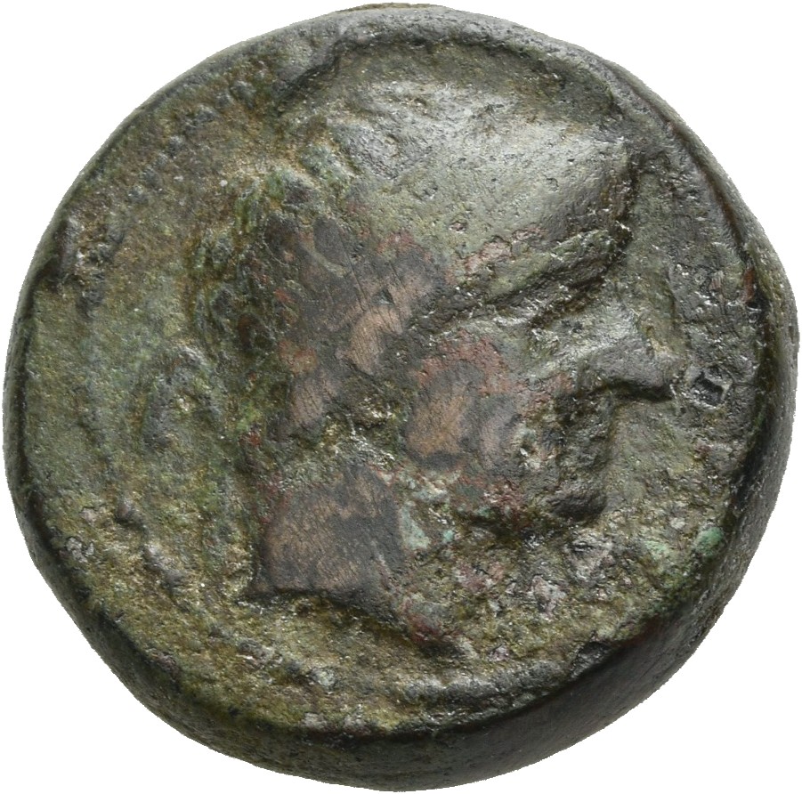 HOUGHTON Seleucid Coins (part 1) 412 Antiochus I obverse, Diademed head of Antiochus I right