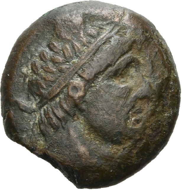 HOUGHTON Seleucid Coins (part 1) 414 Antiochus I obverse, Diademed head of Antiochus I right