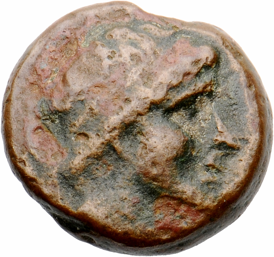 HOUGHTON Seleucid Coins (part 1) 420 Antiochus I obverse, Diademed head of Antiochus I right