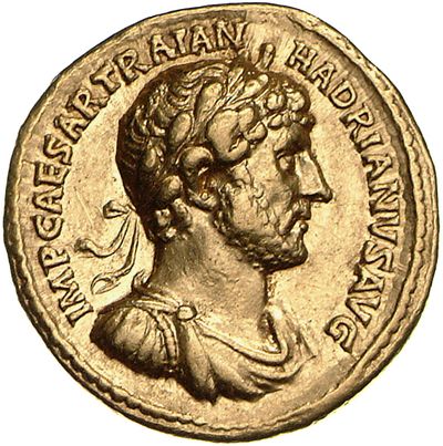 RIC II Hadrian 136 (aureus)