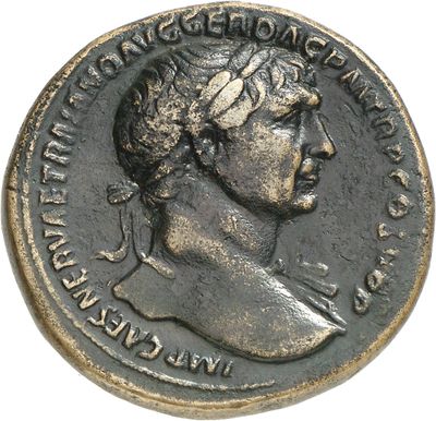 RIC II Trajan 515 (sestertius)