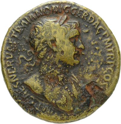 RIC II Trajan 536 (sestertius)