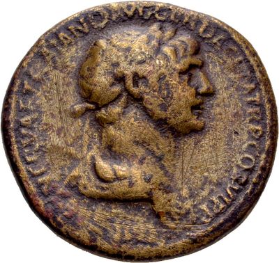 RIC II Trajan 625 (sestertius)