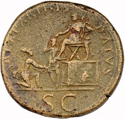 RIC II Trajan 667, Sestertius