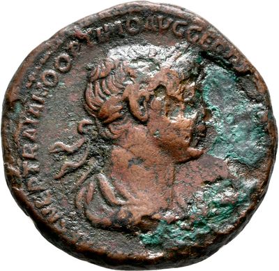 RIC II Trajan 675 (dupondius)