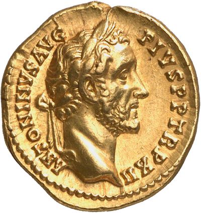 RIC III Antoninus Pius 177d (aureus)