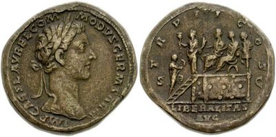RIC III Marcus Aurelius 1558